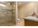 Bathroom features a walk-in shower with glass enclosure at 2705 W Summit Pl, Chandler, AZ 85224