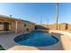 Inviting kidney shaped pool in a private backyard at 2705 W Summit Pl, Chandler, AZ 85224