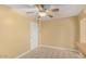 Small dining area with tile flooring and a ceiling fan at 5850 W Cheery Lynn Rd, Phoenix, AZ 85031