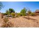 A spacious backyard with gravel and various plants at 727 W Judi Dr, Casa Grande, AZ 85122