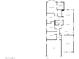 Floor plan showing bedroom, bathroom, kitchen, and living room at 11575 W Buchanan St, Avondale, AZ 85323