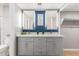 Modern bathroom with double vanity, and large mirrors at 2114 S El Marino --, Mesa, AZ 85202