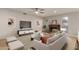 Living room with fireplace and ample natural light at 2114 S El Marino --, Mesa, AZ 85202