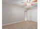 Spacious bedroom with ceiling fan and ample closet space at 2114 S El Marino --, Mesa, AZ 85202