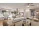 Open concept living room and kitchen with island at 2114 S El Marino --, Mesa, AZ 85202