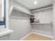 Spacious closet with double hanging rods and shelving at 2114 S El Marino --, Mesa, AZ 85202