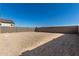 Large, empty lot backyard at 16173 S 181St Ave, Goodyear, AZ 85338