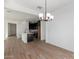 Modern kitchen with dark cabinetry and a large island at 16173 S 181St Ave, Goodyear, AZ 85338