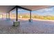 Covered patio offering scenic mountain views at 3909 S Veronica Ln, Gold Canyon, AZ 85118