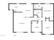 One-story floor plan featuring 3 bedrooms, 2 bathrooms, kitchen, living room, and dining area at 4321 N 50Th Dr, Phoenix, AZ 85031