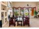Living room with mountain views and Asian-inspired decor at 15972 N 115Th Way, Scottsdale, AZ 85255