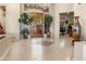 Grand entryway with tile floors, high ceilings, and large windows at 15972 N 115Th Way, Scottsdale, AZ 85255