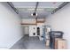 Garage with overhead storage and shelving at 5415 E Mckellips Rd # 56, Mesa, AZ 85215