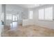 Spacious living room with tile floors and access to backyard at 5415 E Mckellips Rd # 56, Mesa, AZ 85215