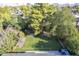 Aerial view of backyard with turf and trees at 1916 E Clarendon Ave, Phoenix, AZ 85016