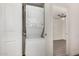 White stacked washer and dryer in convenient laundry closet at 18202 Cave Creek Rd # 111, Phoenix, AZ 85032