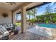 Relaxing backyard oasis with a sparkling pool and patio furniture at 530 S Emerson St, Chandler, AZ 85225