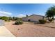 Spacious backyard with gravel landscaping and desert plants at 437 E Germann Rd # 68, San Tan Valley, AZ 85140