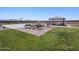 Outdoor basketball court with benches and pavilion at 8638 W Albeniz Pl, Tolleson, AZ 85353