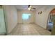 Small dining area with tiled flooring and a window with curtains at 7160 W Virginia Ave, Phoenix, AZ 85035