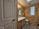 Bathroom features a single sink vanity and accessible shower at 8700 E University Dr # 1931, Mesa, AZ 85207