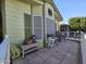 Exterior view of the home with patio and landscaping at 8700 E University Dr # 1931, Mesa, AZ 85207