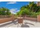 Private patio with seating area, offering scenic views at 1367 E Desert Flower Ln, Phoenix, AZ 85048