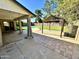Large backyard patio with gazebo and pool view at 4442 E Aire Libre Ave, Phoenix, AZ 85032