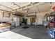 Spacious garage with overhead storage and room for two cars at 1050 E Indigo Dr, Chandler, AZ 85286