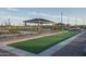 Well-maintained bocce ball court with brick edging at 15922 W Electra Ln, Surprise, AZ 85379