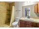 Bathroom with shower/tub combo and updated vanity at 1446 E Grovers Ave # 26, Phoenix, AZ 85022
