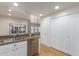 Kitchen with granite countertops, stainless steel appliances, and white cabinets at 21320 N 56Th St # 2159, Phoenix, AZ 85054