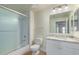 Clean bathroom with granite countertop and updated vanity at 21320 N 56Th St # 2159, Phoenix, AZ 85054