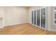 Small dining area with white shutters and hardwood floors at 21320 N 56Th St # 2159, Phoenix, AZ 85054