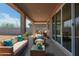 Furnished patio with seating area, ideal for outdoor enjoyment at 25227 N 131St Dr, Peoria, AZ 85383