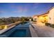 Stunning pool and spa with mountain views, creating a relaxing backyard retreat at 10764 N 138Th Way, Scottsdale, AZ 85259