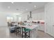 Open concept kitchen with large island and breakfast bar at 22207 N Daniel Dr, Maricopa, AZ 85138