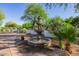 Ornate fountain in the courtyard creates a peaceful atmosphere at 6620 E Stallion Rd, Paradise Valley, AZ 85253