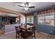 Casual breakfast nook with a wooden table and seating for four at 1542 E Chaparral Pl, Casa Grande, AZ 85122