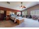 Large main bedroom with high ceilings and plenty of natural light at 1542 E Chaparral Pl, Casa Grande, AZ 85122