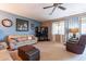 Living room with light beige walls and comfy seating at 1542 E Chaparral Pl, Casa Grande, AZ 85122