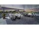 Covered patio with seating area, fire pit, and mountain views at 331 W Dundy St, San Tan Valley, AZ 85143