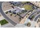 Aerial view of the property, showcasing the house and yard at 331 W Dundy St, San Tan Valley, AZ 85143