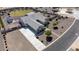 Aerial view of a house with a large backyard and surrounding desert landscape at 331 W Dundy St, San Tan Valley, AZ 85143