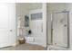 Relaxing bathroom with soaking tub and walk-in shower at 331 W Dundy St, San Tan Valley, AZ 85143
