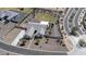 Aerial view of house, expansive yard, and circular driveway at 331 W Dundy St, San Tan Valley, AZ 85143