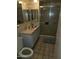 Bathroom with shower, sink, and tiled floor at 1607 W Shangri La Rd, Phoenix, AZ 85029