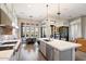 Gourmet kitchen with an island, breakfast nook and views of the backyard at 16076 E Ridgestone Dr, Fountain Hills, AZ 85268