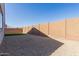 Backyard with gravel and block wall at 14436 W Faye Way, Surprise, AZ 85387
