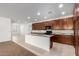 Kitchen island and stainless steel appliances at 14436 W Faye Way, Surprise, AZ 85387